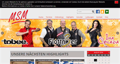 Desktop Screenshot of msm-musik.de