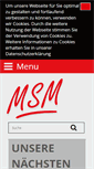 Mobile Screenshot of msm-musik.de